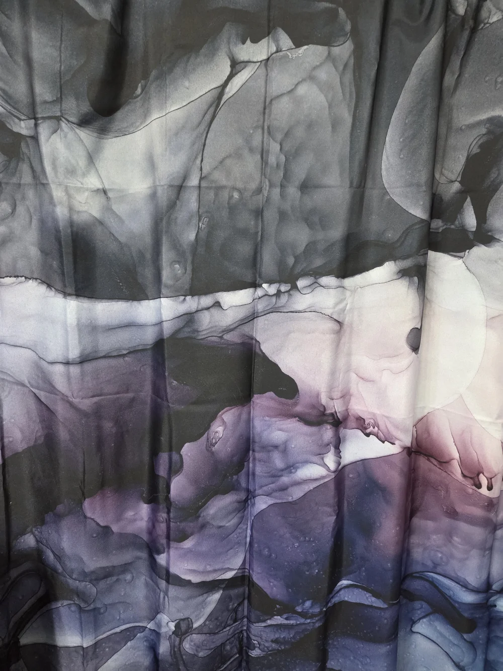Modern Abstract Blue Purple Shower Curtain - Home Bath